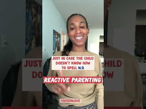Saying no to your kids like a broken record? Check out this video!