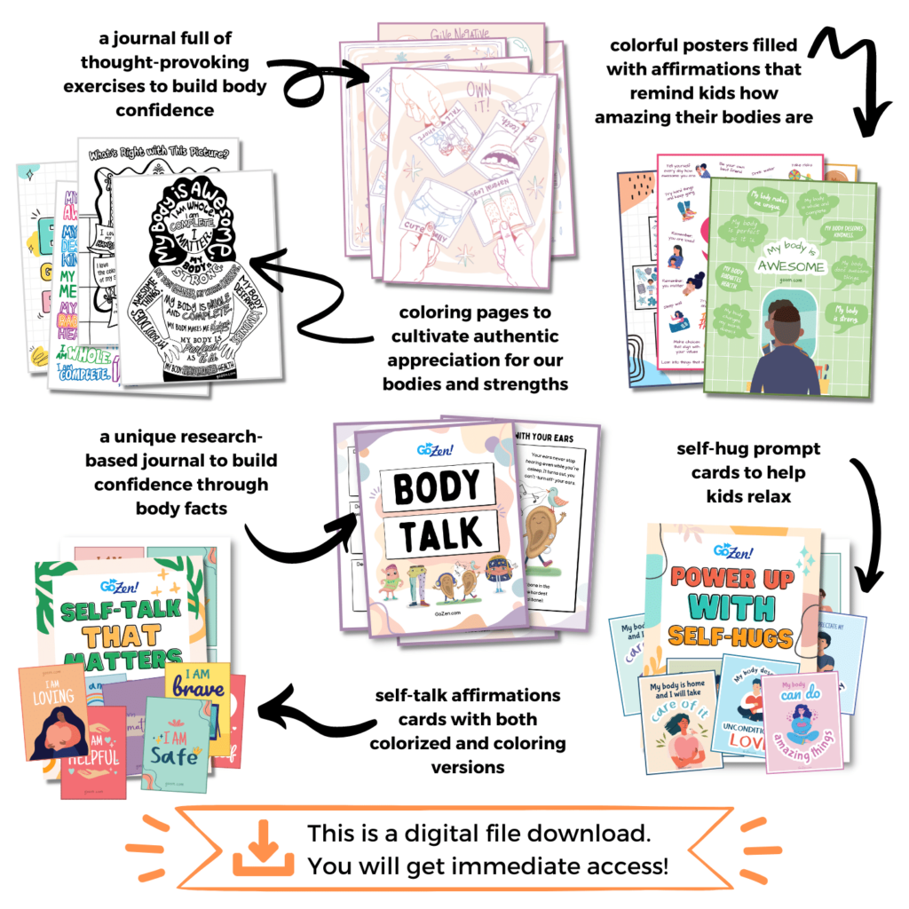 Body Confidence Kit for Kids Body Image Body Positive