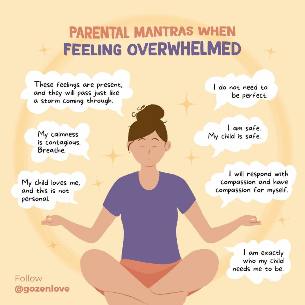 Exhausted parents can find relief with these mantras