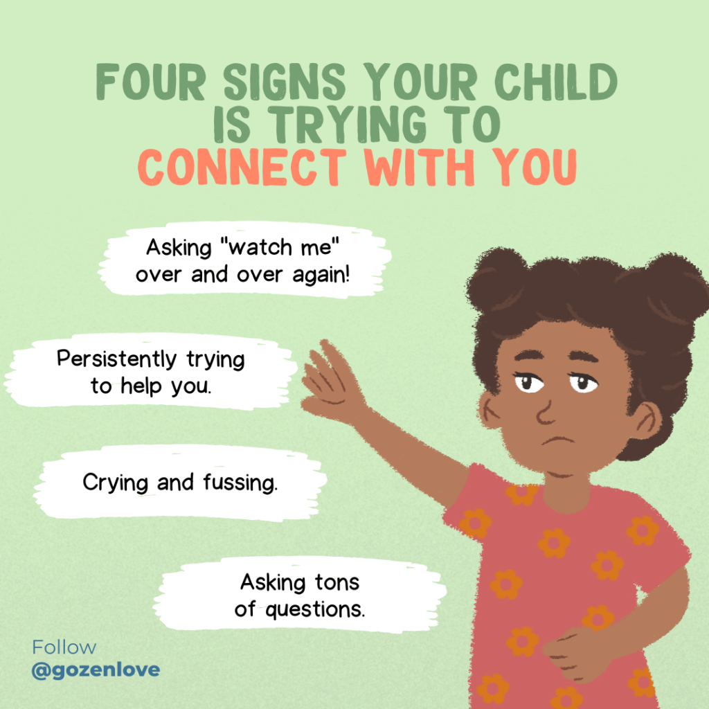 Signs Your Child Is Trying to Connect With you